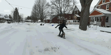 噴氣推進的滑雪板
