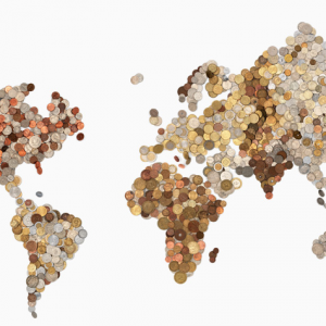 創(chuàng)意錢幣地圖