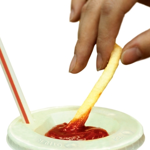 可以盛番茄醬的可樂(lè)杯蓋