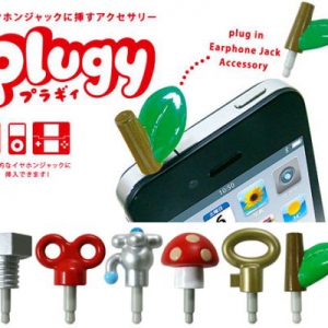 可愛的耳機孔附件