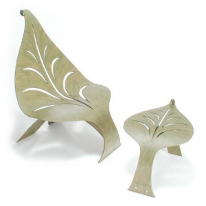 舒展的葉片桌椅