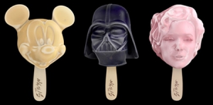 逼真的頭像冰激凌