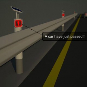 高速公路安全提示路標(biāo)