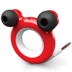 可愛米奇耳機收線器