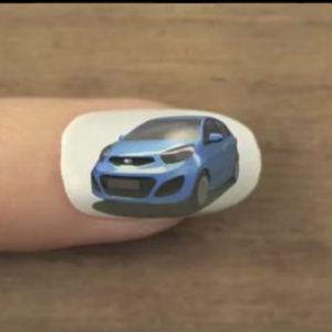 起亞美甲汽車動畫