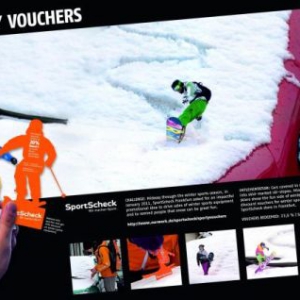 “來(lái)滑雪吧”創(chuàng)意促銷廣告