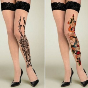 刺青絲襪