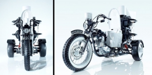 有趣的“馬桶驅(qū)動(dòng)”摩托車