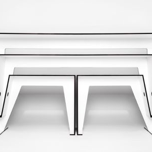 線條咖啡桌椅套裝