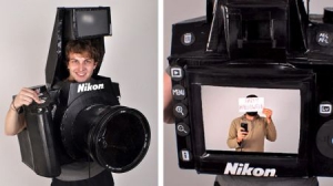 可以照相的相機道具服