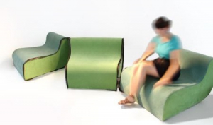 拉鏈組合沙發(fā)