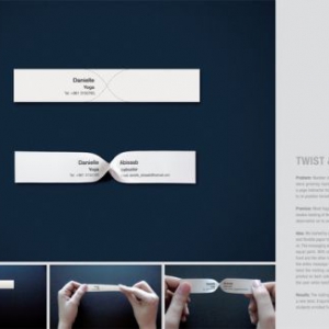 瑜伽教練的創(chuàng)意名片