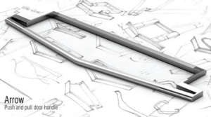 指示方向的門(mén)把手