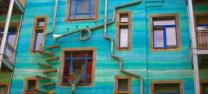 下雨演奏音樂的房子