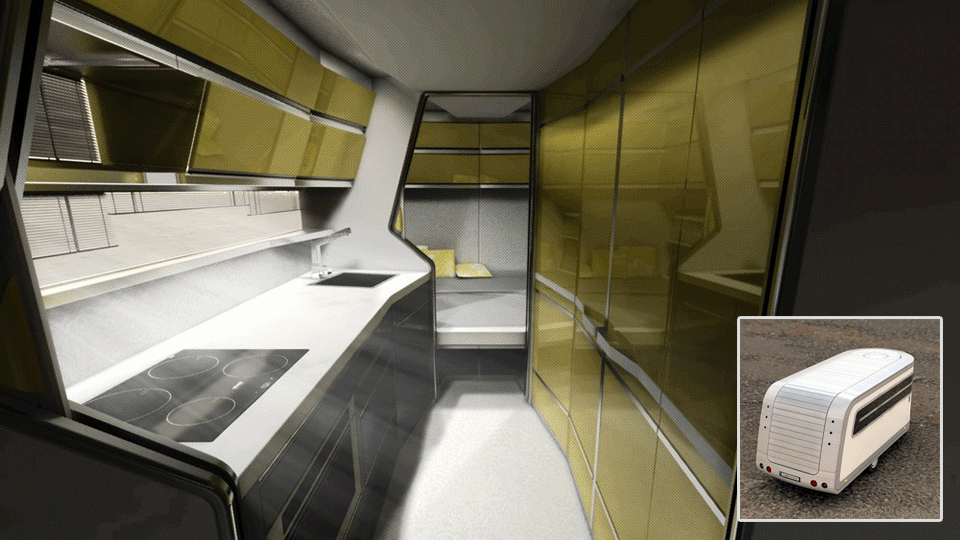 創(chuàng)意變形篷車