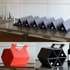 蜂窩式便攜紅酒袋