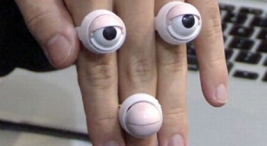 機(jī)器大眼睛戒指