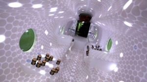 潛艇改造的水下酒吧