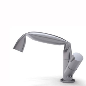 不可思議的彎折水龍頭