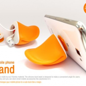 可愛的鴨嘴手機支架