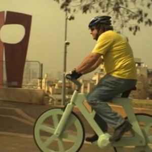 純紙質(zhì)自行車