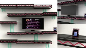 趣味大金剛游戲電視墻