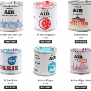 獨(dú)特紀(jì)念品之空氣罐頭