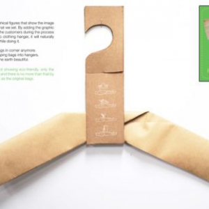 環(huán)保紙袋衣架