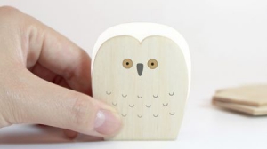 可愛的動(dòng)物木片玩具