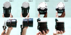 鏡頭快速轉(zhuǎn)接與存放裝置