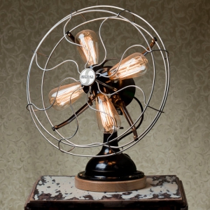 蒸汽朋克風(fēng)扇燈