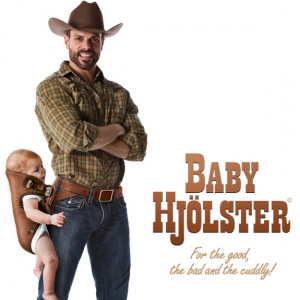 牛仔老爸的標(biāo)配嬰兒槍套