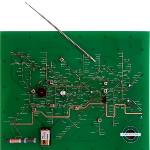 IT男專用電路板倫敦地鐵圖