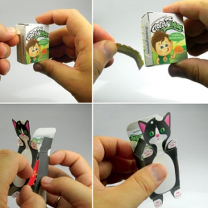 拆封之后可以當(dāng)折紙玩具的包裝