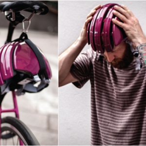 多頭型適用的折疊頭盔