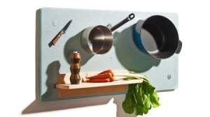 超省空間的廚房磁力墻板