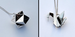 漂亮的“折紙”首飾