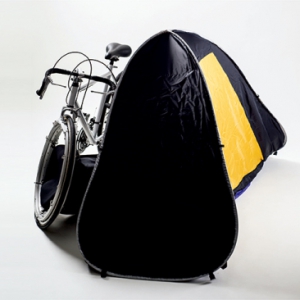 自行車的帳篷前輪