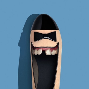 笑掉大牙的鞋口