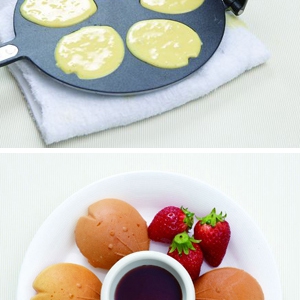 可愛的櫻花餡餅平底鍋