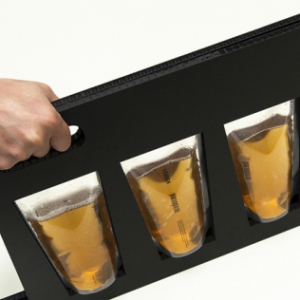 夾板式塑料袋啤酒包裝