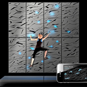 智能室內(nèi)攀巖墻