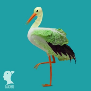 美麗的果蔬動(dòng)物雕塑