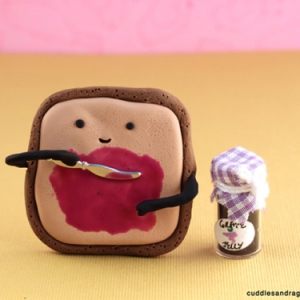 可愛呆萌的甜品卡通