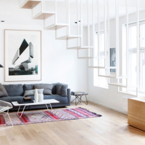 優(yōu)雅的吊頂樓梯