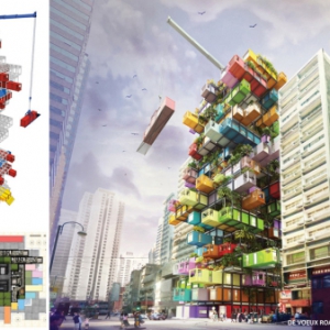 模塊化集裝箱公寓樓