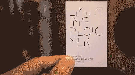 燈光設(shè)計(jì)師的專屬名片