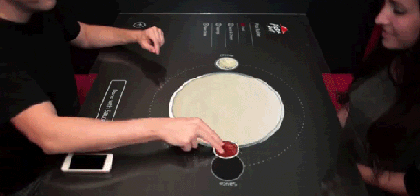 必勝客的觸屏點餐桌