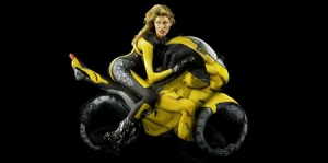 逼真人體摩托彩繪