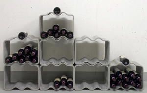 模塊化波浪酒架